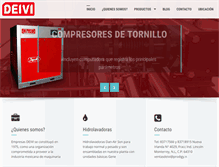 Tablet Screenshot of deivi.com.mx